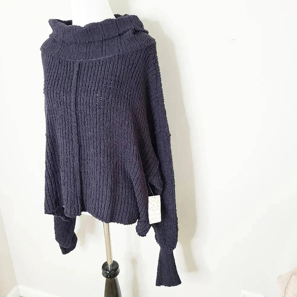 NWT Free People Black Be Yours Sweater S